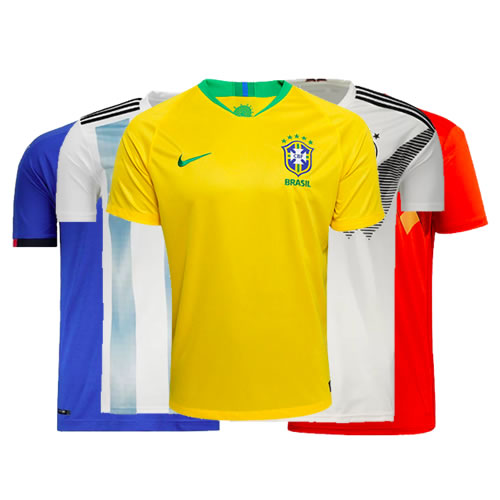 Lançamento de camisas das seleções para Copa do Mundo 2018