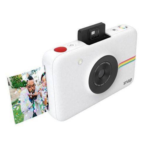 Câmera digital instantânea Polaroid Snap com filme, estojo e cartão 8GB