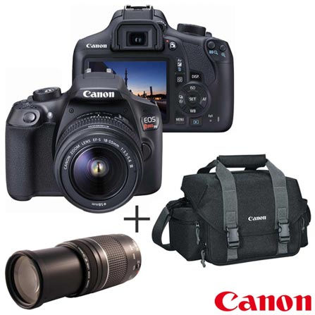 Camera Digital Canon EOS Rebel T6 DSLR Profissional
