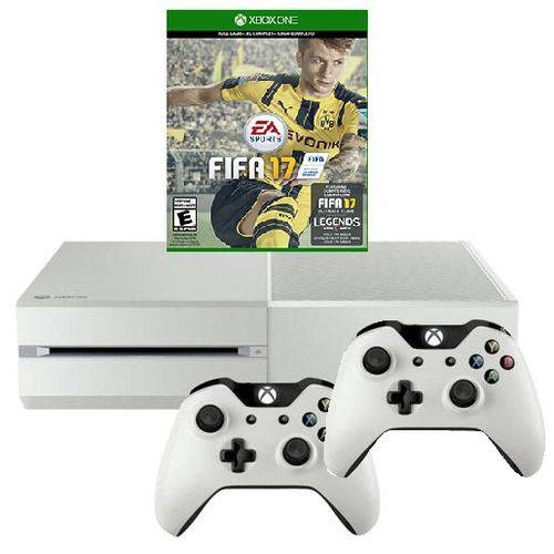 Xbox One 500 Gb + Jogo FIFA 17 + 2 Controles Wireless