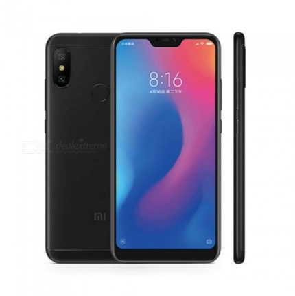 Smartphone Xiaomi A2 LITE Android Phone with 4GB RAM, 64GB ROM - Black