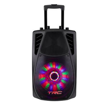 Caixa Acústica Portátil TRC 359 Bluetooth 360W com Iluminação